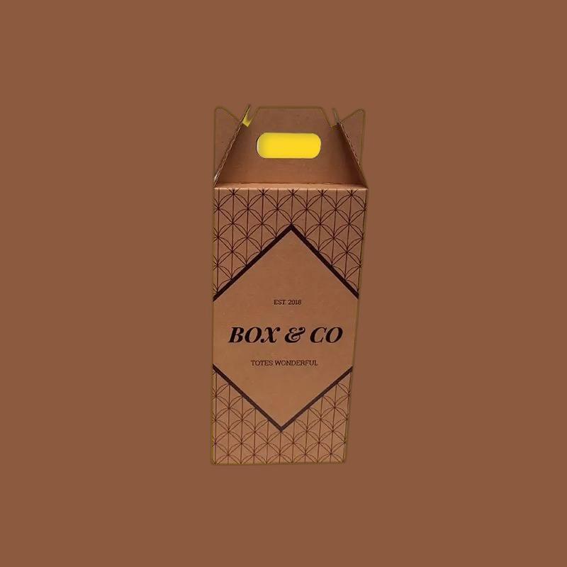 Custom Beverage Boxes with Handle