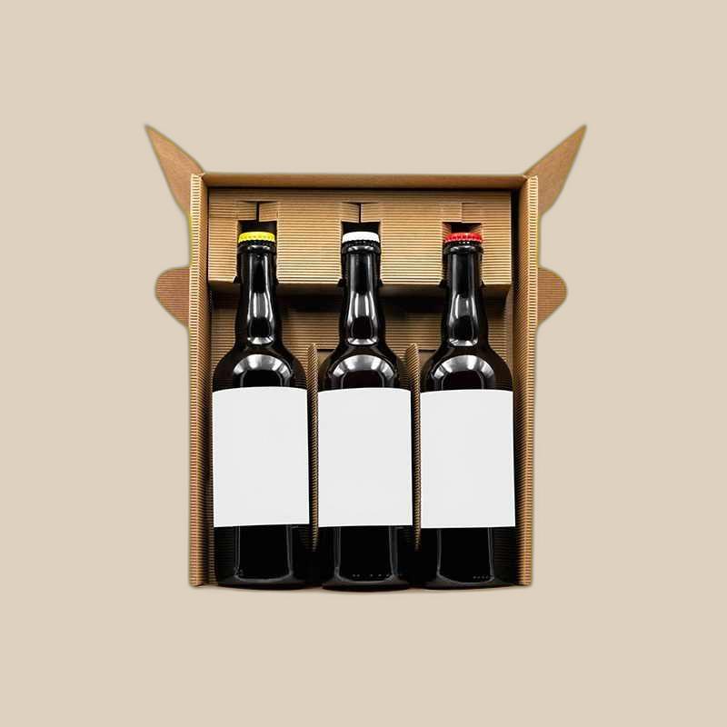 Custom Design Beverages Corrugated Boxes