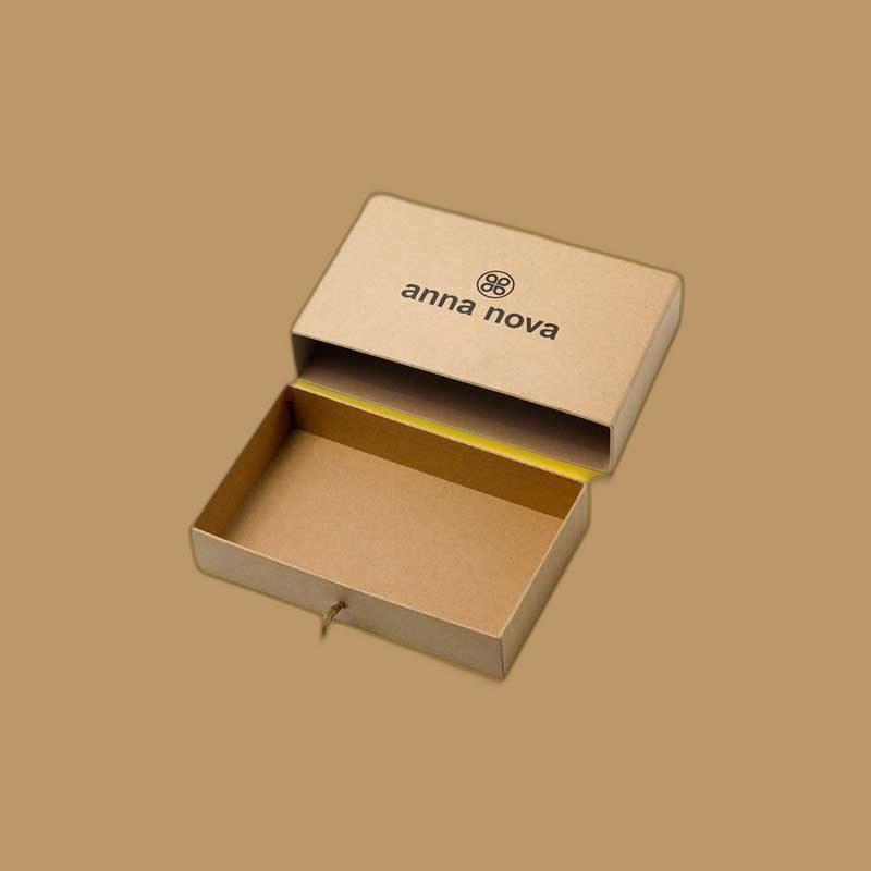 Custom Ecofriendly Kraft Drawer Boxes