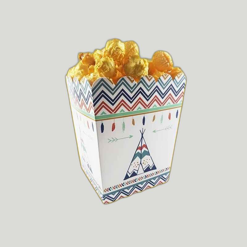Custom Gold Foil Printed Popcorn Boxes