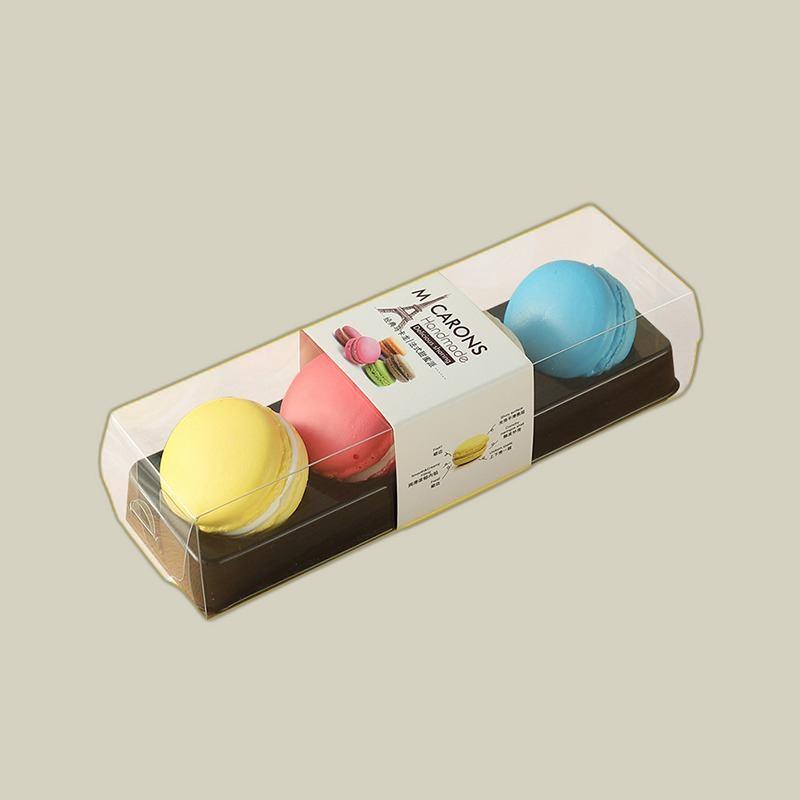 Macaron Box with Clear Lid